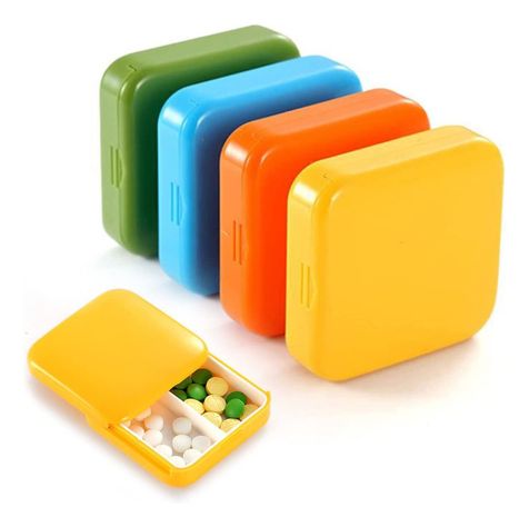 SET 5 PASTILLEROS MINI MEDICINA TABLETAS COMPRIMIDOS LAU-0