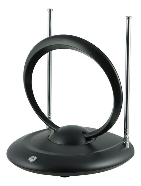 ANTENA TV HD INTERIORES OREJAS DE CONEJO UHF/VHF LAU-1