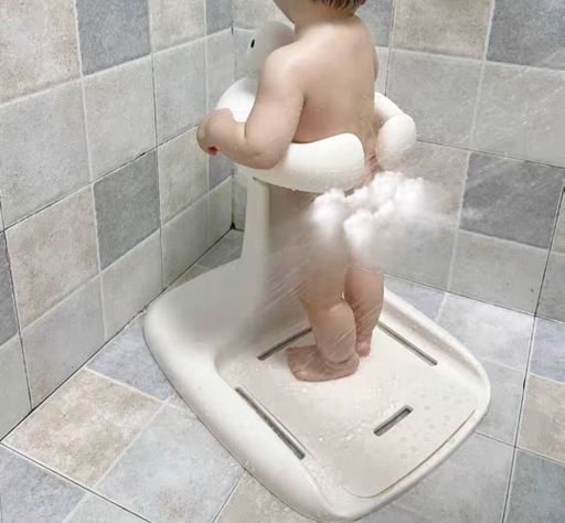 Silla Soporte Ducha Torre Ajustable Pato Niños Pequeños Lau-8