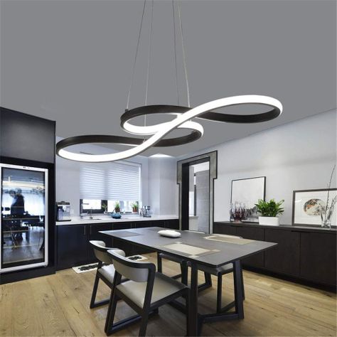 Lámpara Colgante Techo Ajustable Salón Comedor Hogar Lau-6