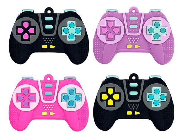 Set 3 Mordedor Silicona Forma Control Joystick Bebes Lau -1