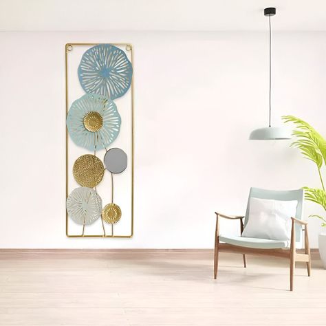 Decoración Espejo Pared Metal Ligero Moderno Elegante Jhn-9