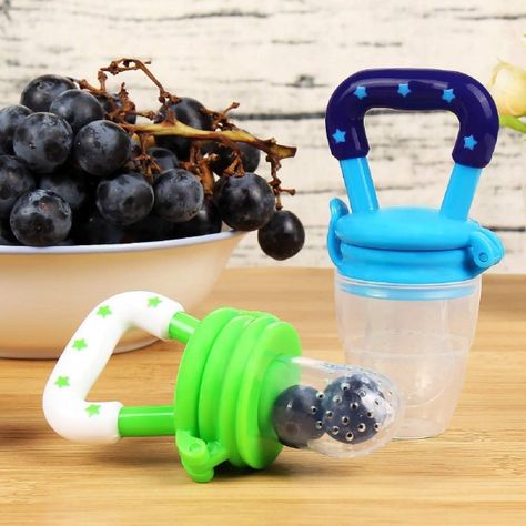 Set 8 Chupetes Alimentadro Frutas Vegetal Divertido Bebe Lau-1