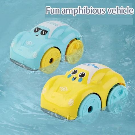 Set 6 Juguetes Carrito Agua Baño Ducha Divertido Niños Lau-7