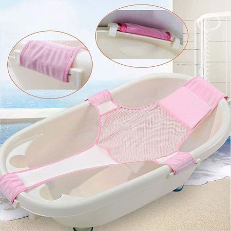 Set 2 Malla Apoyo Tina Asiento Baño Ajustable Bebes Lau-7