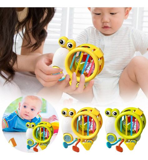 Juguete Caracol Bloque Letras Habilidad Motora Bebes Lau-1