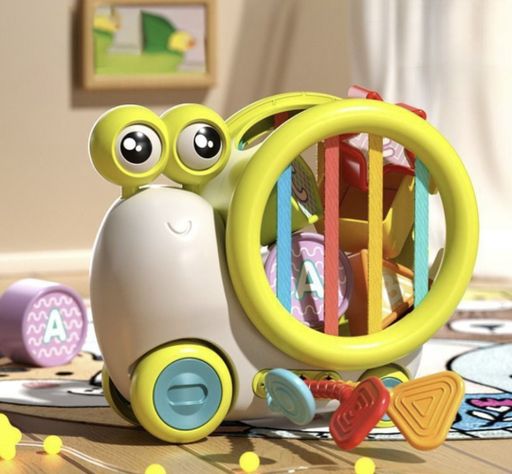 Juguete Caracol Bloque Letras Habilidad Motora Bebes Lau-4