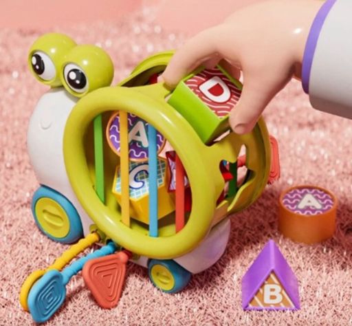 Juguete Caracol Bloque Letras Habilidad Motora Bebes Lau-5