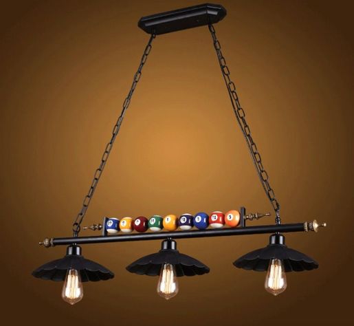 Lampara Colgante Billar LED Decorativa Restaurante Bar Lau-4