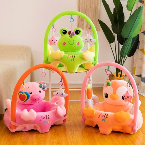 Silla Felpa Extra Suave Cómoda Nido Anticaídas Niños Lau-5