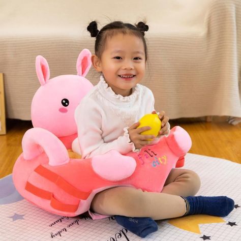 Silla Felpa Extra Suave Cómoda Nido Anticaídas Niños Lau-7