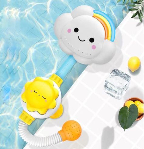 Juguete Baño Ducha Infantil Bañera Nube Bebe Portatil Lau-1