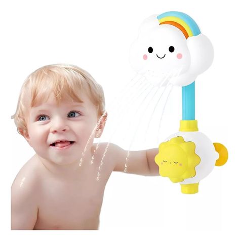 Juguete Baño Ducha Infantil Bañera Nube Bebe Portatil Lau-6