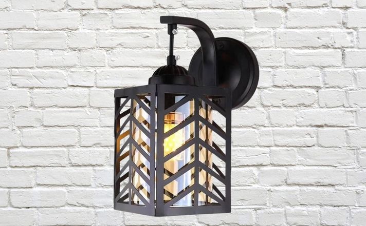 Lampara Techo Pared Jaula Hexagonal Moderna Hogar Lau-7
