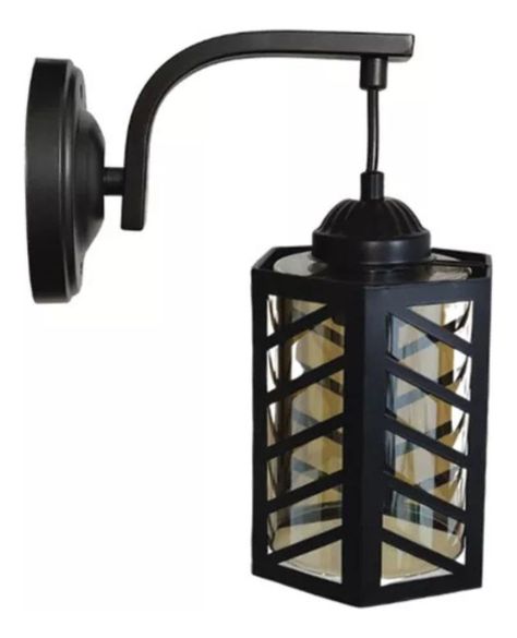 Lampara Techo Pared Jaula Hexagonal Moderna Hogar Lau-9