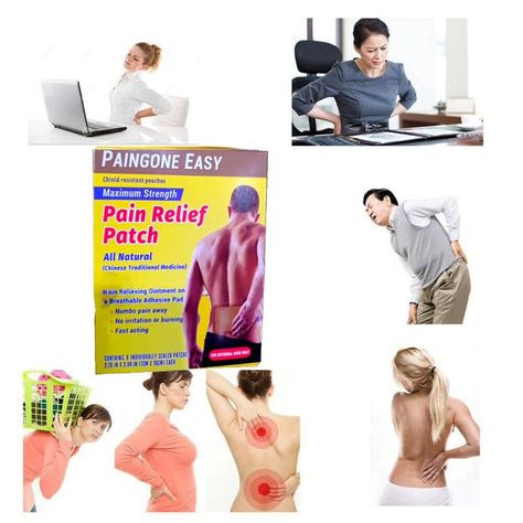 Set 6 Cajas Parches Dolor Alivio Cervical Esguinces Lau-2