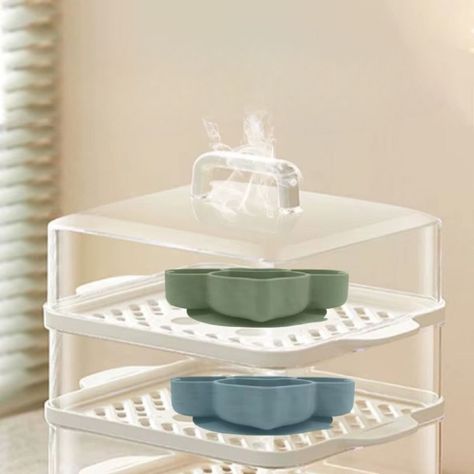 Set 2 Platos Forma Abeja Silicona Niños Antideslizante Lau-9
