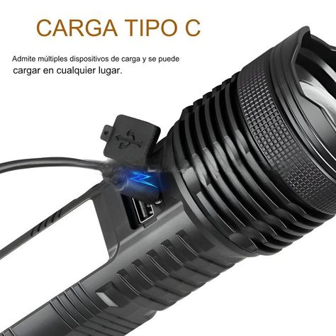 Linterna Alta Potencia Led Portatil Exteriores Lau-7