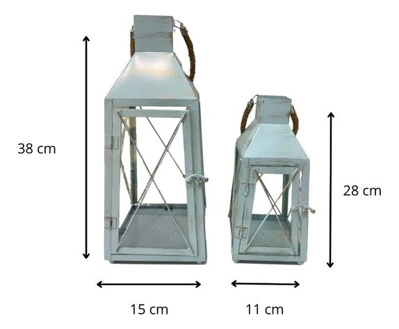 Portavelas Retro Metal Decoración Candelabro 2 Piezas Jhn-9
