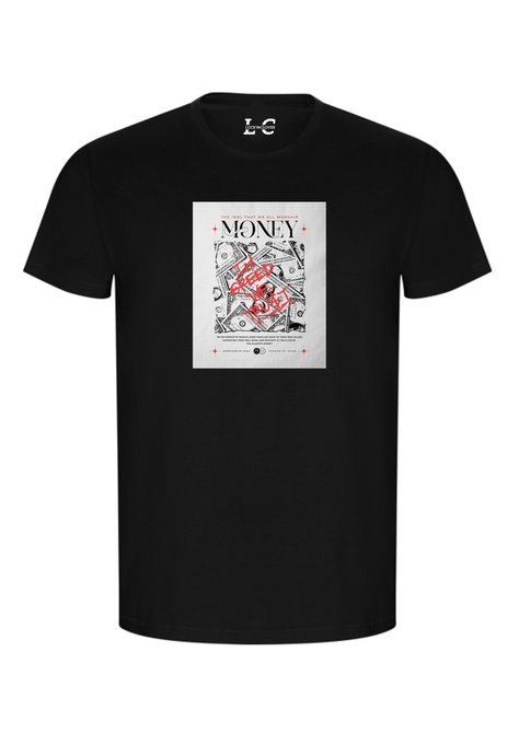 Polera algodón negra-0