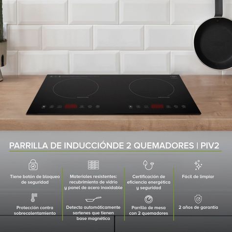 Cocina de Inducción 2 Platos Empotrable-1