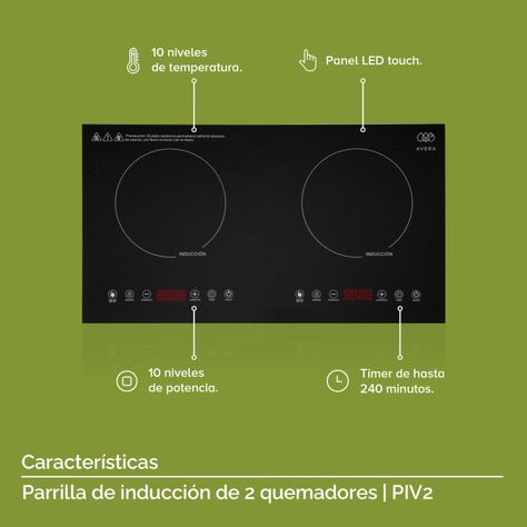 Cocina de Inducción 2 Platos Empotrable-2