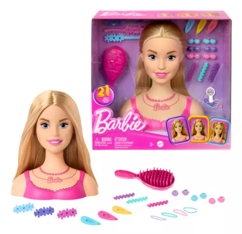 Barbie Stylos Peinados - Muñeca Barbie mattel-0