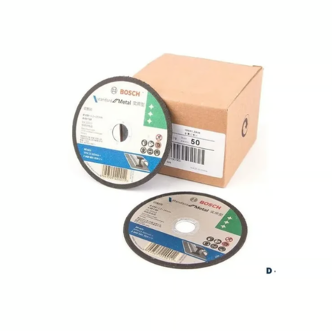 pack 50 discos bosch Corte 4 1/2 115x1,0mm-2