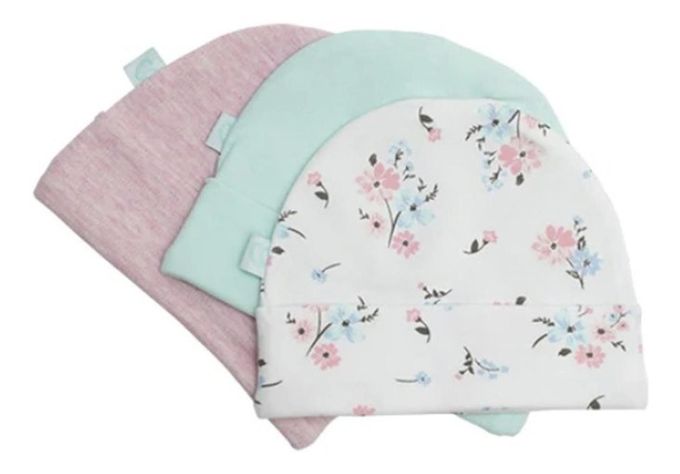 Set Gorritos Para Niña 0-6 Meses Bambino Flores-0