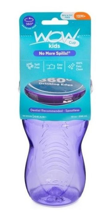 Vaso Para Niños Wow Cup 360 Tritan lila-0