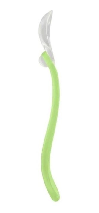 Pack Cucharas Punta De Silicona Green Sprouts Celeste/Verde-2