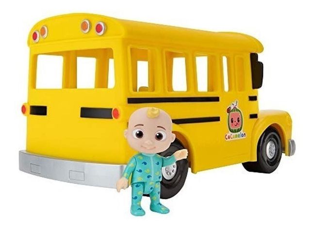 Vehículo De Juguete Bus Escolar Amarillo Cocomelon Jj-3