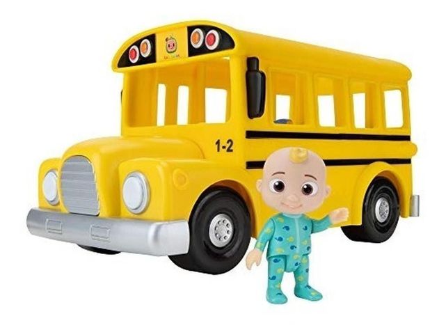 Vehículo De Juguete Bus Escolar Amarillo Cocomelon Jj-2