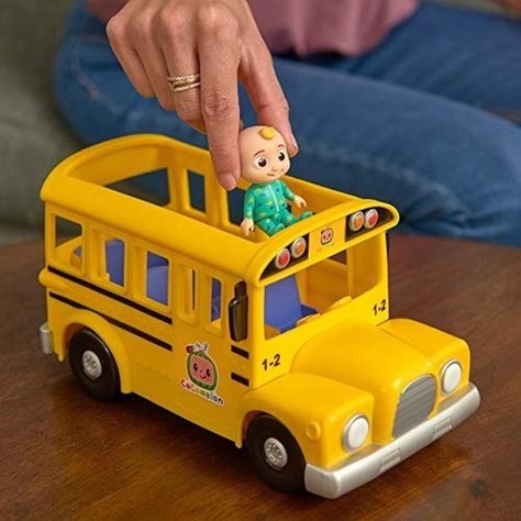 Vehículo De Juguete Bus Escolar Amarillo Cocomelon Jj-6