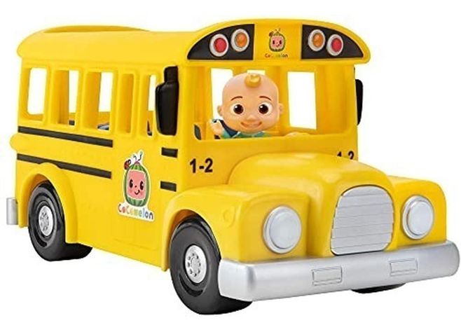 Vehículo De Juguete Bus Escolar Amarillo Cocomelon Jj-1