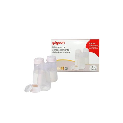 Biberones De Almacenamiento De Leche Materna Pigeon-0