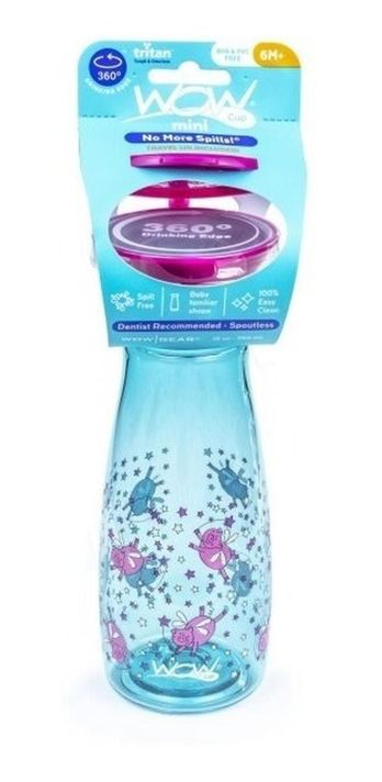 Vaso Wow Cup Tritan Mini 360° Con Diseños fucsia-1