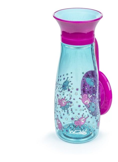 Vaso Wow Cup Tritan Mini 360° Con Diseños fucsia-0
