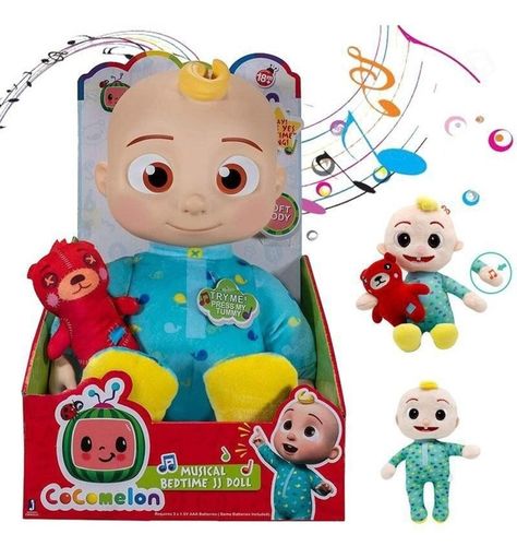 Peluche Interactivo Con Sonido Hora De Dormir Cocomelon Jj-2