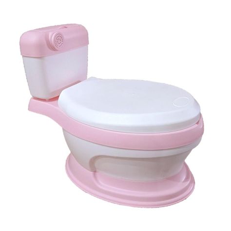 Pelela Con Sonido Descarga De Agua Rosa-0