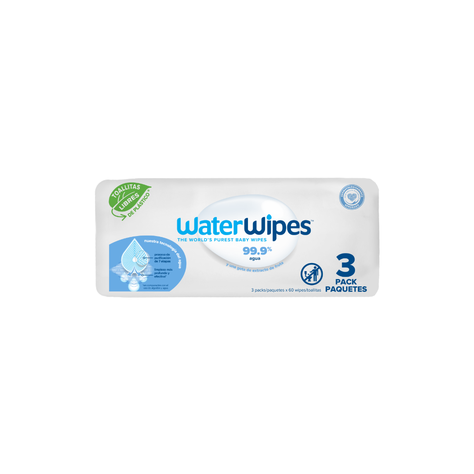 Toallitas Húmedas Bio WaterWipes 3 x 60 uns.-1