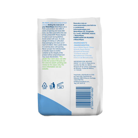 Toallitas Húmedas Bio WaterWipes 3 x 60 uns.-2