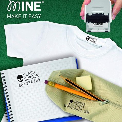 Marcador De Ropa Y Libros Mine Compact Para Niños-3