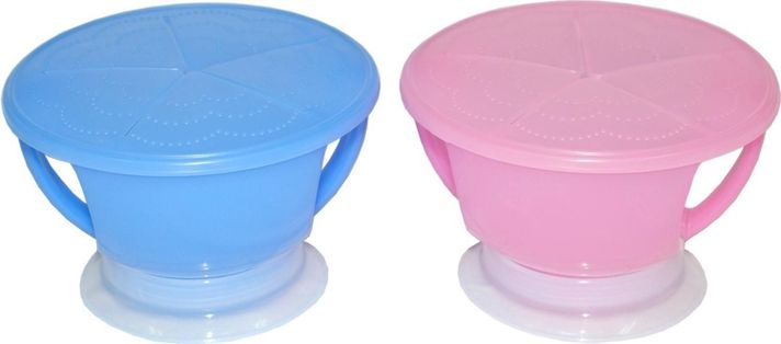 Vaso Snack Bebe Y Niños Baby Cup azul-0