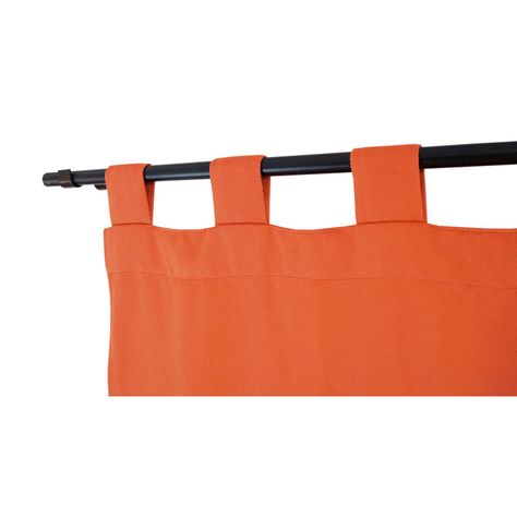 Cortina Rafia Presillas 135x220 cm - Terracota-2