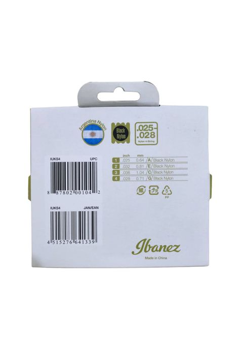 Set de cuerdas para Ukelele Ibanez IUKS4-1