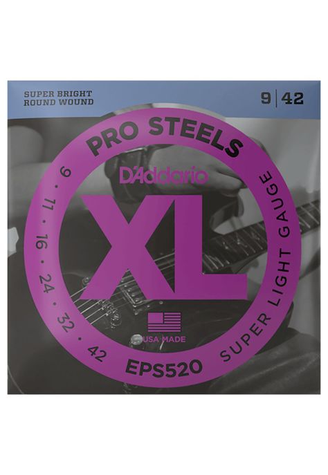 Cuerdas para Guitarra Eléctrica D'Addario EPS520-0