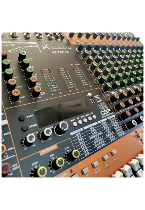 Mixer Analogo 24 Canales K-Acoustic KE PRO24-3
