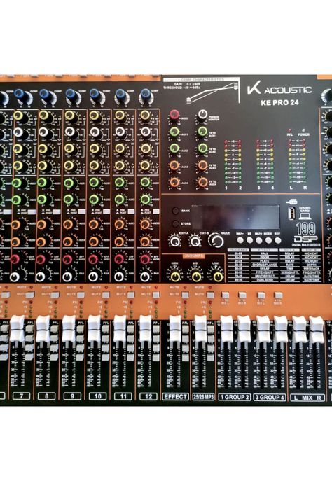 Mixer Analogo 24 Canales K-Acoustic KE PRO24-4