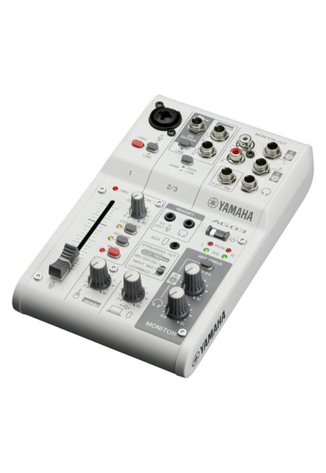 Mixer para streaming Yamaha AG03 MK2 White-1